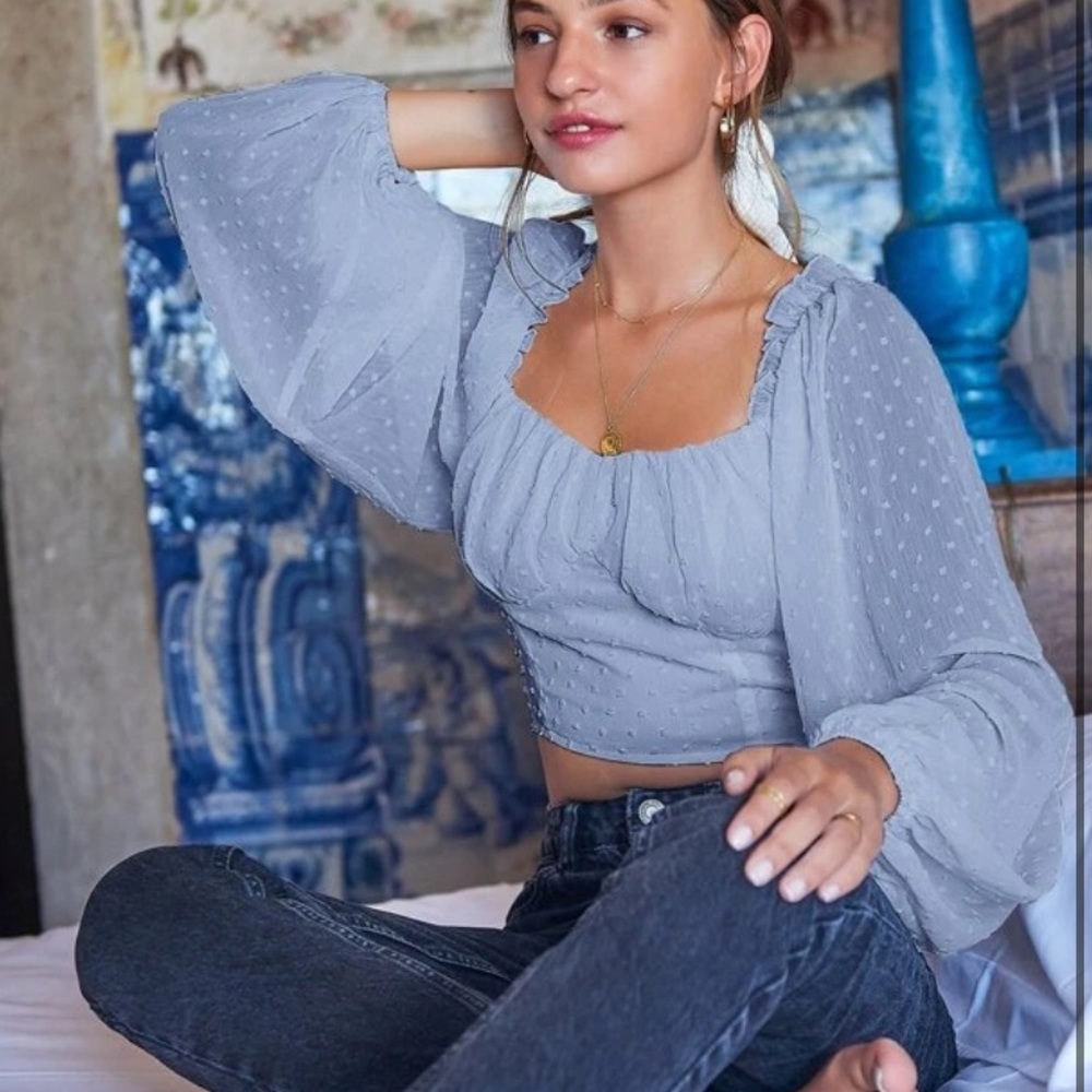 Flowy long sleeve top